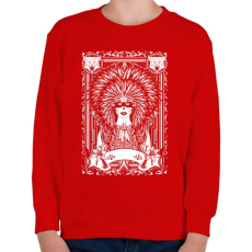 PRINTFASHION A szüzek törzse - Gyerek pulóver - Piros