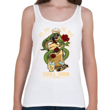 PRINTFASHION A tequila méreg - Női atléta - Fehér női trikó