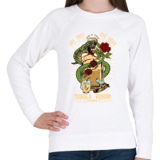 PRINTFASHION A tequila méreg - Női pulóver - Fehér női pulóver, kardigán