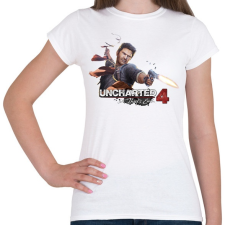 PRINTFASHION A Thief’s End - Női póló - Fehér női póló