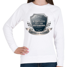 PRINTFASHION A tökéletes férfiak szeptember - Női pulóver - Fehér