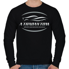 PRINTFASHION A trabantom nélkül - Férfi pulóver - Fekete