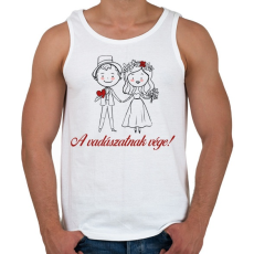 PRINTFASHION A vadászatnak vége - Férfi atléta - Fehér
