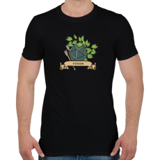 PRINTFASHION A vándor - Férfi póló - Fekete