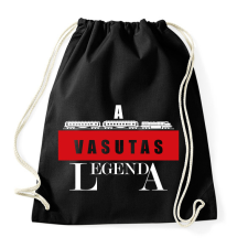 PRINTFASHION A vasutas legenda - Sportzsák, Tornazsák - Fekete tornazsák