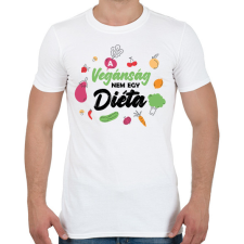 PRINTFASHION A vegánság - Férfi póló - Fehér férfi póló