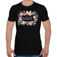 PRINTFASHION A világ legjobb édesanyja - Férfi póló - Fekete