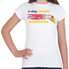 PRINTFASHION A világ legjobb festője - Női póló - Fehér női póló