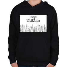 PRINTFASHION A világ legjobb tanára - Ceruzákkal - Gyerek kapucnis pulóver - Fekete gyerek pulóver, kardigán