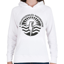 PRINTFASHION A villanyszerelés nagymestere - Női kapucnis pulóver - Fehér női pulóver, kardigán