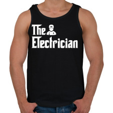 PRINTFASHION A Villanyszerelő - Férfi atléta - Fekete atléta, trikó