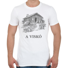 PRINTFASHION A viskó - Férfi póló - Fehér férfi póló