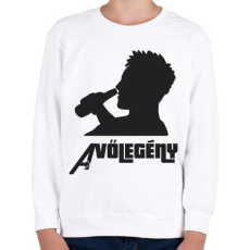 PRINTFASHION A VŐLEGÉNY - Gyerek pulóver - Fehér