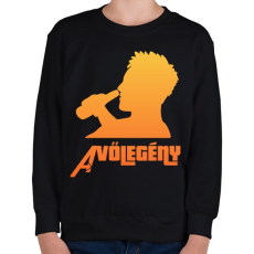 PRINTFASHION A VŐLEGÉNY - Gyerek pulóver - Fekete