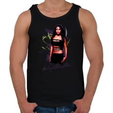 PRINTFASHION Aaliyah Haughton - Férfi atléta - Fekete