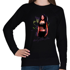 PRINTFASHION Aaliyah Haughton - Női pulóver - Fekete