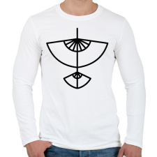 PRINTFASHION Aang avatar - Férfi hosszú ujjú póló - Fehér férfi póló