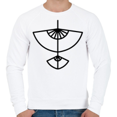 PRINTFASHION Aang avatar - Férfi pulóver - Fehér