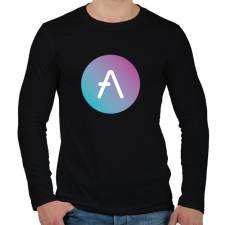 PRINTFASHION AAVE Logo - Férfi hosszú ujjú póló - Fekete férfi póló