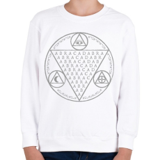 PRINTFASHION Abracadabra - Gyerek pulóver - Fehér