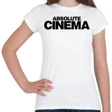 PRINTFASHION Absolute-cinema fekete - Női póló - Fehér női póló
