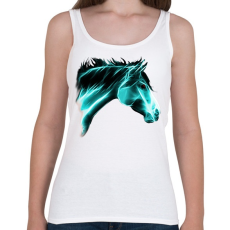 PRINTFASHION absztrakt ló portré - Női atléta - Fehér