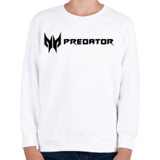 PRINTFASHION Ace Predator logo - Gyerek pulóver - Fehér