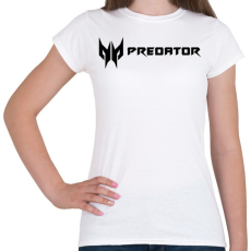 PRINTFASHION Ace Predator logo - Női póló - Fehér