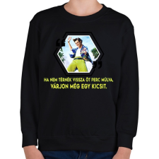 PRINTFASHION Ace Ventura - Gyerek pulóver - Fekete gyerek pulóver, kardigán