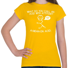 PRINTFASHION ACID - Női póló - Sárga