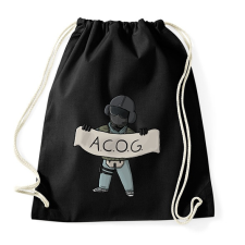 PRINTFASHION ACOG - Sportzsák, Tornazsák - Fekete tornazsák