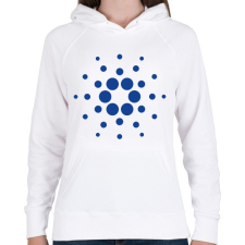 PRINTFASHION ADA Logo - Női kapucnis pulóver - Fehér női pulóver, kardigán