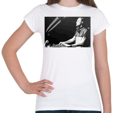 PRINTFASHION Adam Beyer - Női póló - Fehér
