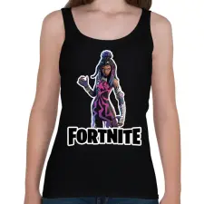 PRINTFASHION Adanna of the deep - fortnite - Női atléta - Fekete női trikó
