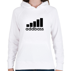 PRINTFASHION Addbass - Parody - Női kapucnis pulóver - Fehér