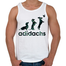 PRINTFASHION Adidachs #2 - Férfi atléta - Fehér atléta, trikó