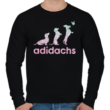 PRINTFASHION Adidachs #3 - Férfi pulóver - Fekete férfi pulóver, kardigán