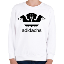PRINTFASHION Adidachs - Gyerek pulóver - Fehér gyerek pulóver, kardigán