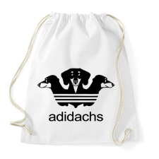 PRINTFASHION Adidachs - Sportzsák, Tornazsák - Fehér tornazsák