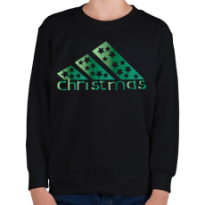 PRINTFASHION adidas márkaparódia - Gyerek pulóver - Fekete