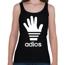 PRINTFASHION Adios - Női atléta - Fekete