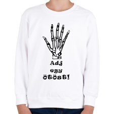 PRINTFASHION Adj egy ötöst! - Gyerek pulóver - Fehér gyerek pulóver, kardigán