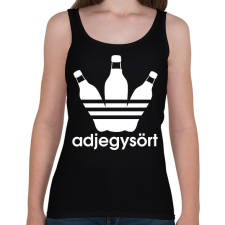 PRINTFASHION Adjegysört - Női atléta - Fekete női trikó