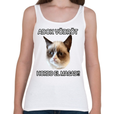 PRINTFASHION Adok vödröt! - Női atléta - Fehér női trikó