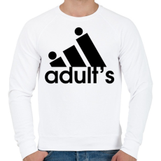 PRINTFASHION adult's - Férfi pulóver - Fehér