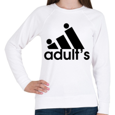 PRINTFASHION adult's - Női pulóver - Fehér női pulóver, kardigán