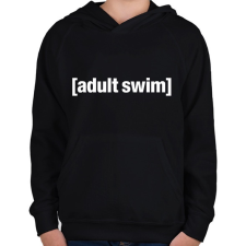 PRINTFASHION Adult Swim - Gyerek kapucnis pulóver - Fekete gyerek pulóver, kardigán