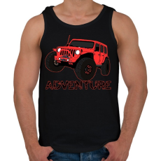 PRINTFASHION adventure - Férfi atléta - Fekete