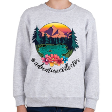 PRINTFASHION #adventurecollector - Gyerek pulóver - Sport szürke