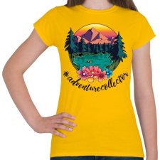 PRINTFASHION #adventurecollector - Női póló - Sárga női póló